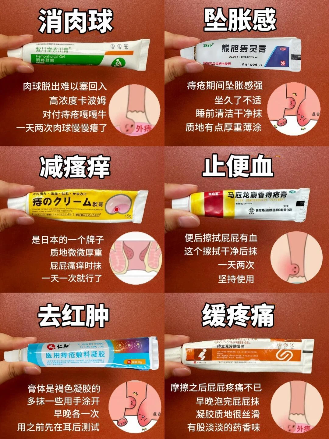 💥纯干货分享！去痔疮肉球少不了它们
