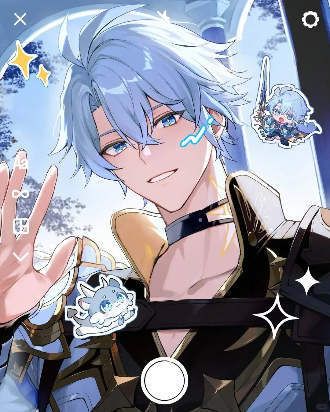 我也不想心动啊，可是他对我笑诶~