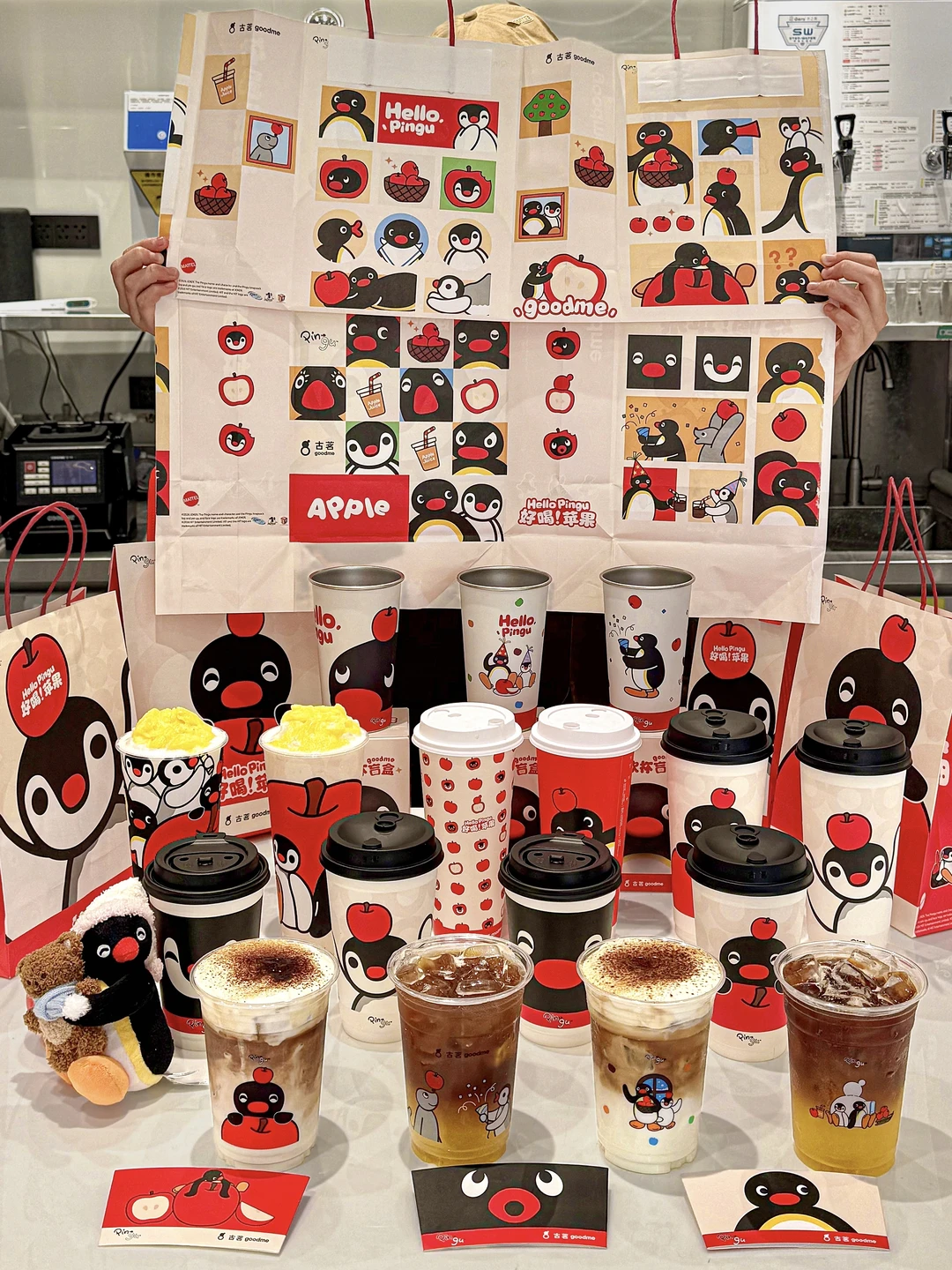 Noot ！Noot！！前方一大波Pingu来袭古茗🐧
