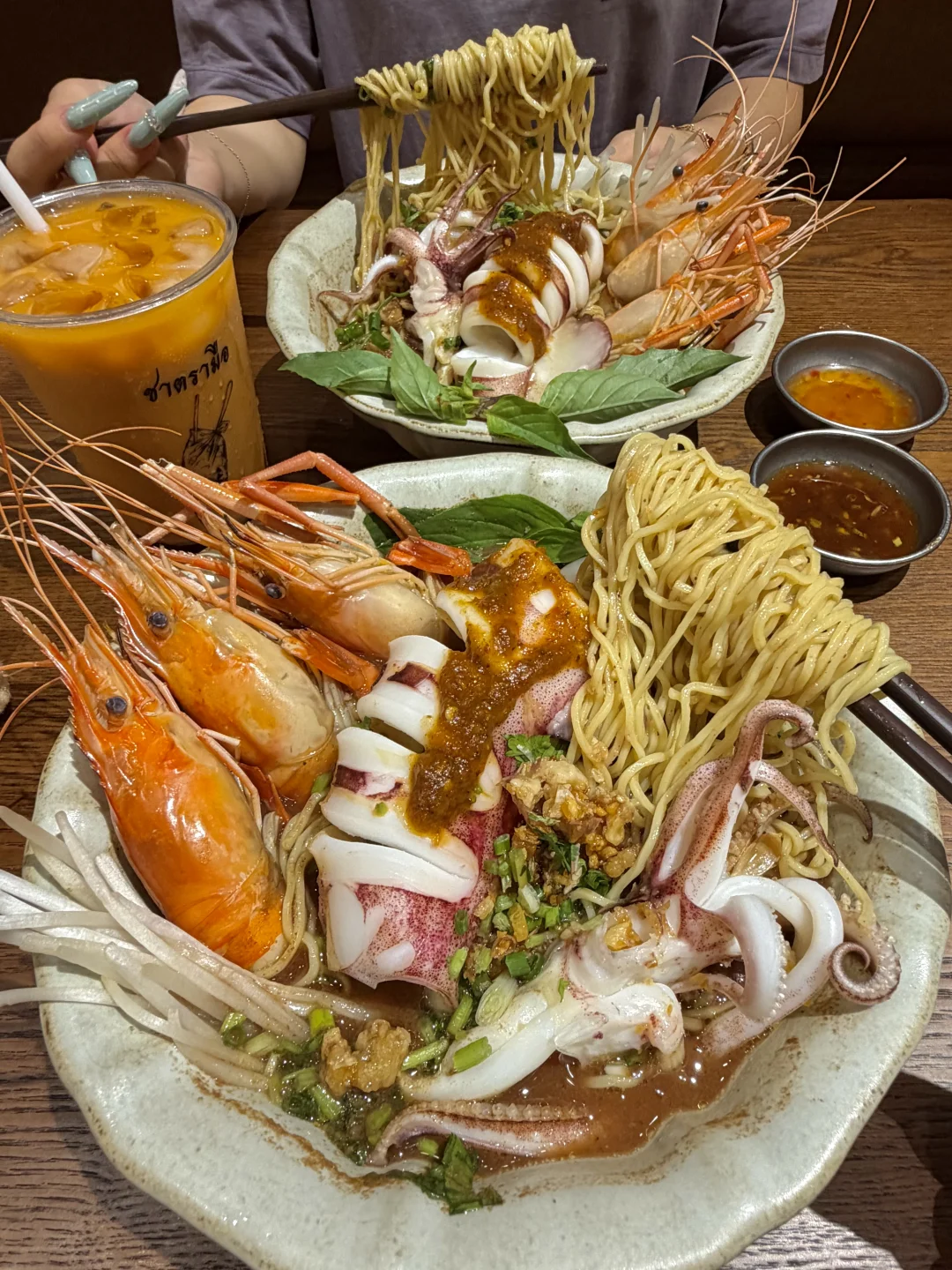 上海近期topppp1好吃的一碗！！🇹🇭鱿鱼船面！