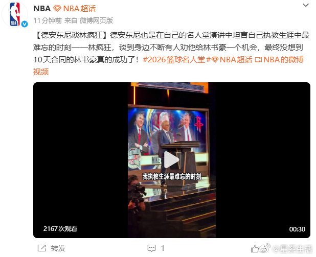 德安东尼谈林疯狂