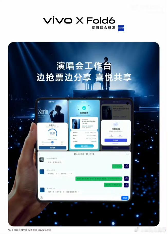 只能说 X Fold6原子工作台太懂多任务了！展开大屏就是AI专属办公...