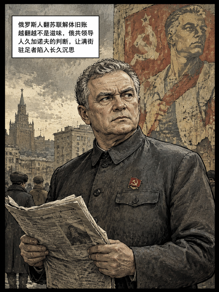 2026年俄罗斯人集体翻旧账当年赫鲁晓夫当众把斯大林骂成暴君，现在59俄国人却对斯大林持正面评价。

俄共领导人久加诺夫早戳破真相赫鲁晓夫当年两大致命操作，一边否定斯大林挖空意识形态，一边和中国决裂自断战略胳膊，还留了烂摊子没人收。

30年前没人当回事，现在回头看，这才是苏联解体的深层根由？

最