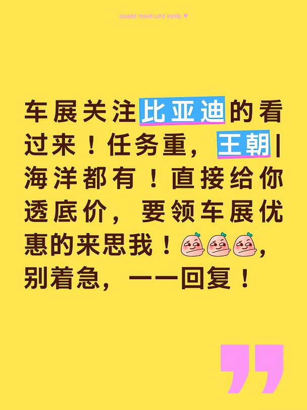 成都车展任务重！比亚迪现车资源同步！