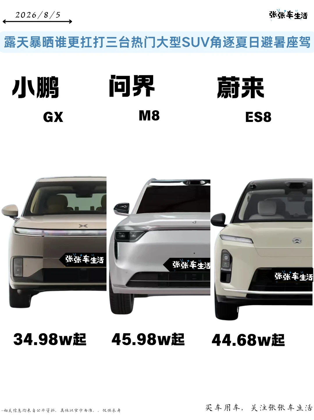 露天暴晒谁更扛打？三台热门大型SUV角逐夏