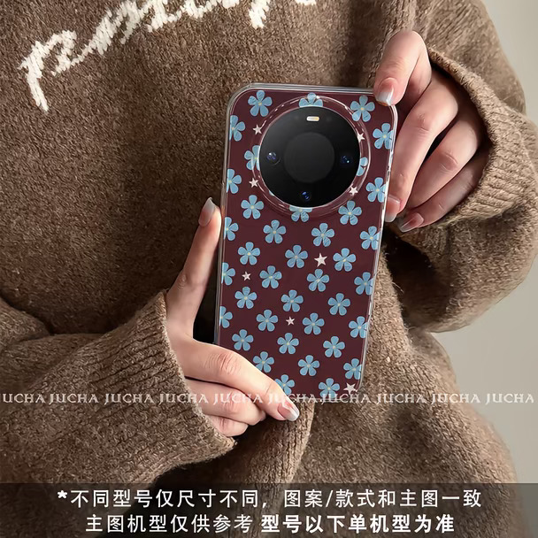 华为mate80promax车厘子红碎花手机壳