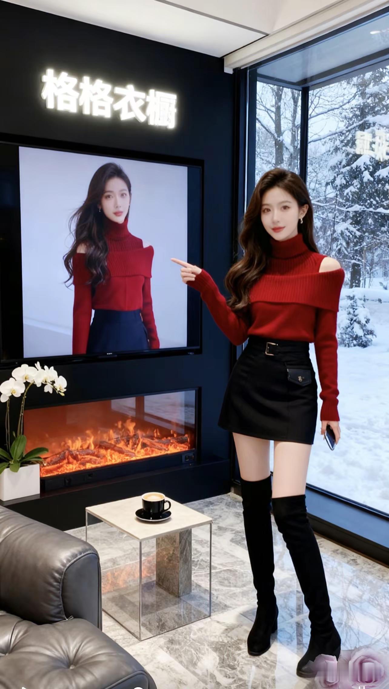 <p>穿搭小心机 最美穿搭 御姐 秋冬新款 冬季搭配 <!--{img...