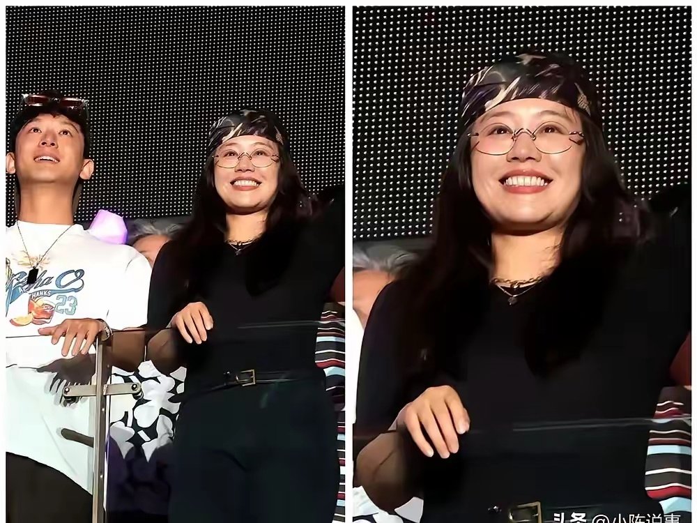 那英演唱会台下，马思纯往李沁旁边一坐，娱乐圈的审美潜规则被当场撕碎。 ​