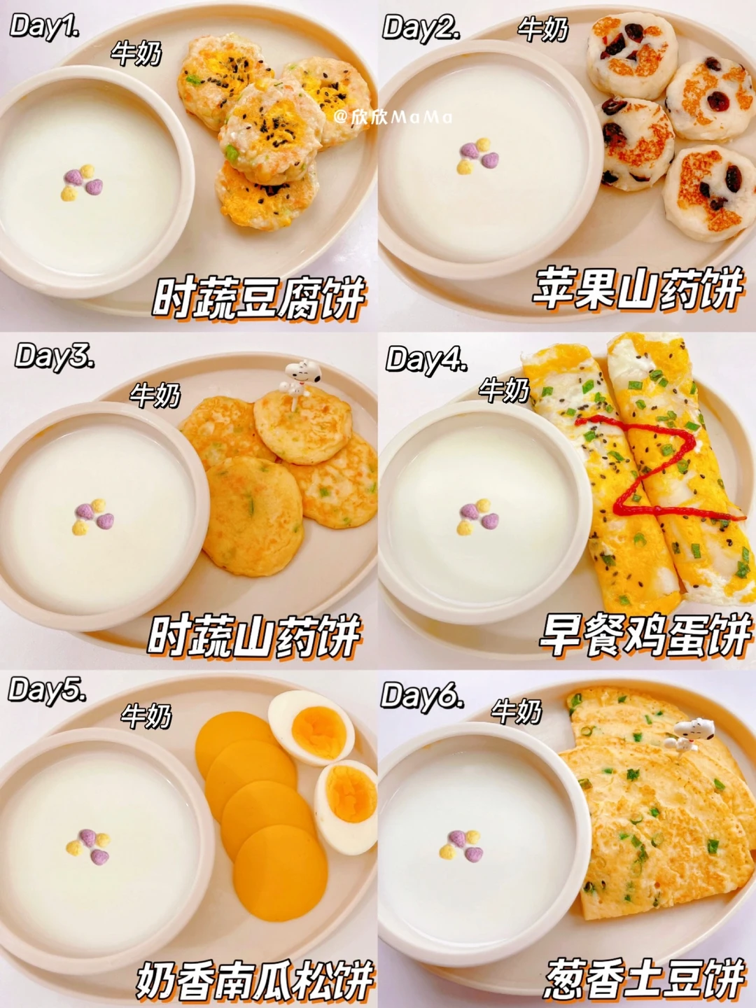 宝宝营养辅食快手早餐｜一周不重样简单快手