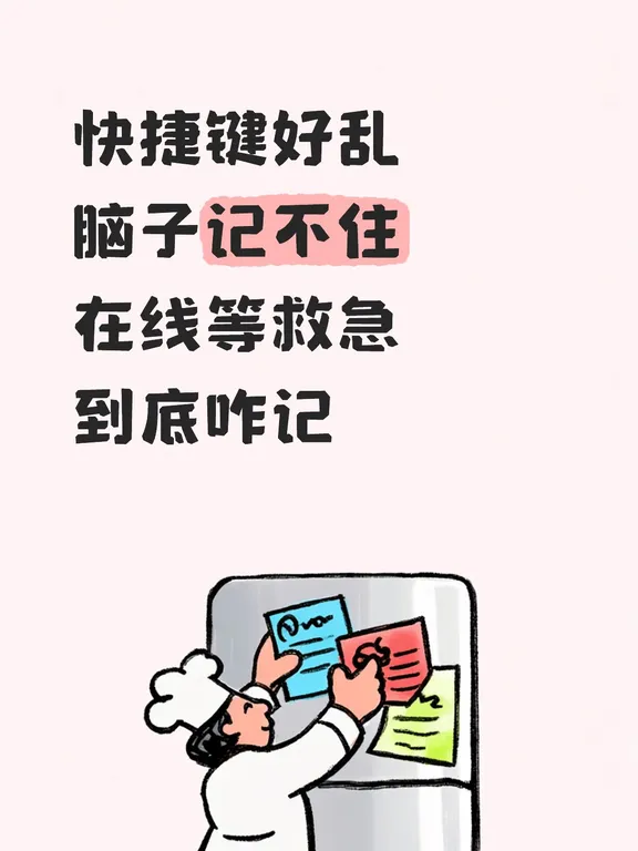 强烈建议大家都找到快捷键的规律