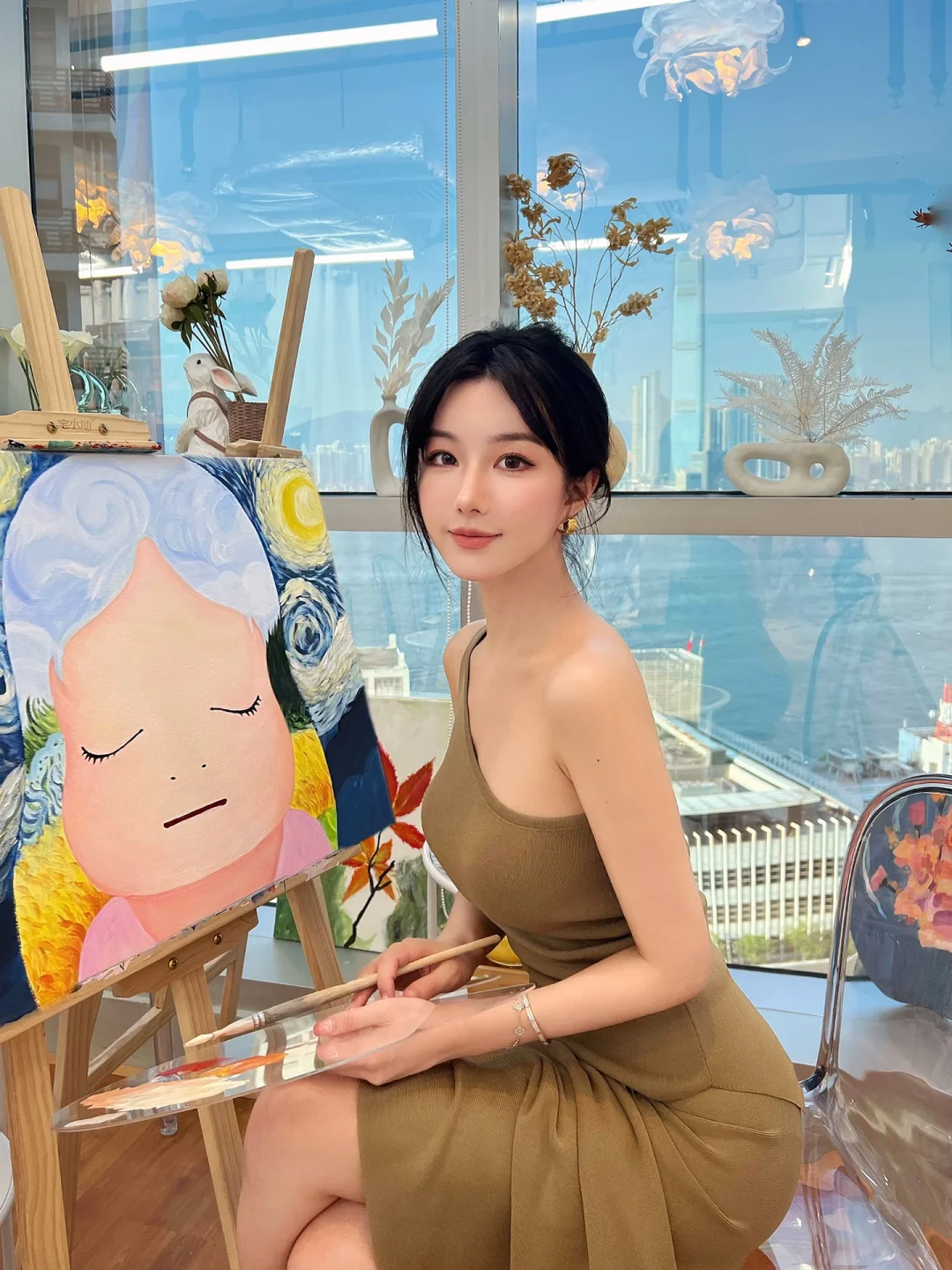 香港｜周末放松一下超美海景画室—235🎨