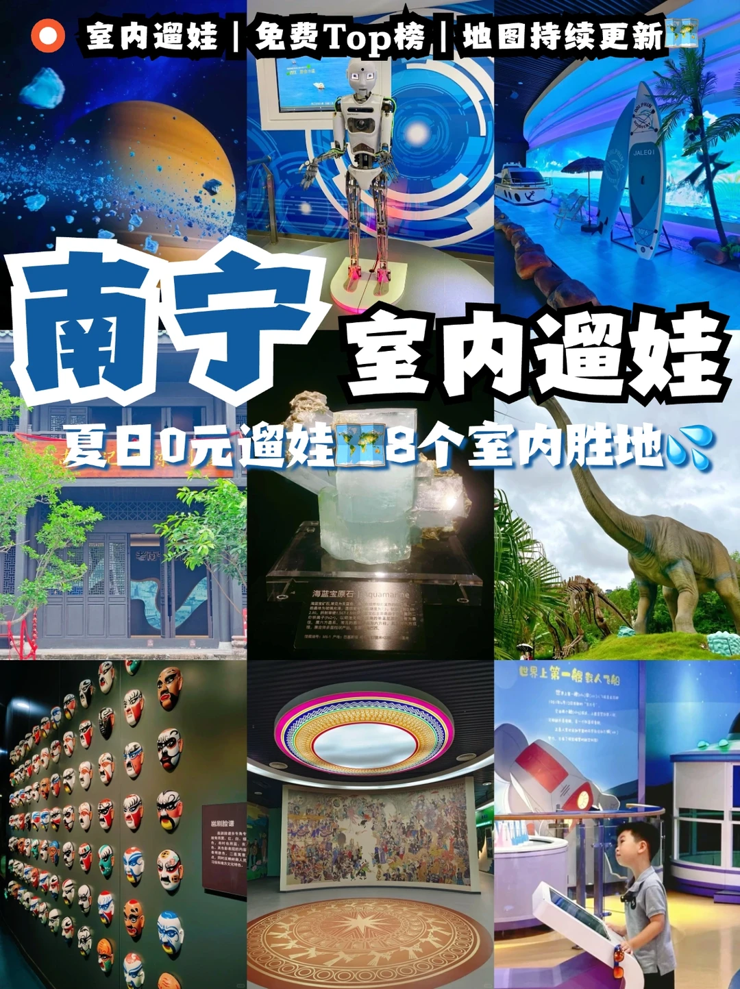 南宁夏日遛娃｜解锁8个免费室内胜地💦