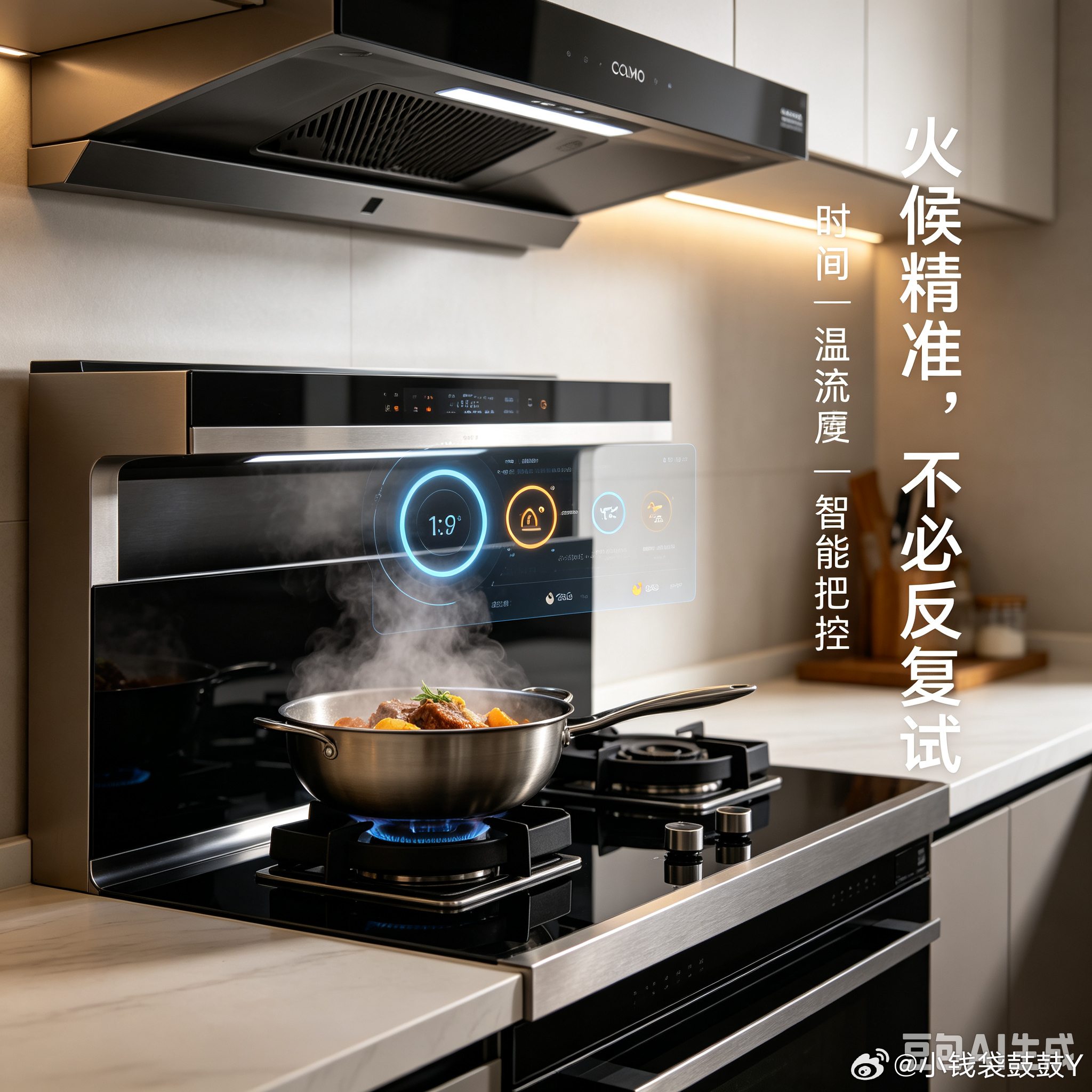 #COLMO全屋智能#COLMO管家，厨神到家✨，解锁全屋智能烹饪新境界
 
烟火人间，万般滋味，大多始于一方厨房🍳。厨房，承载着一日三餐的温暖，藏着家人相聚的美好时刻。可现实之中，下厨却常常伴随着手忙脚乱，把控不好火候、繁杂的操作流程、饭后堆积的碗筷，消磨掉很多人对于做饭的热爱。COLMO全屋智 ​