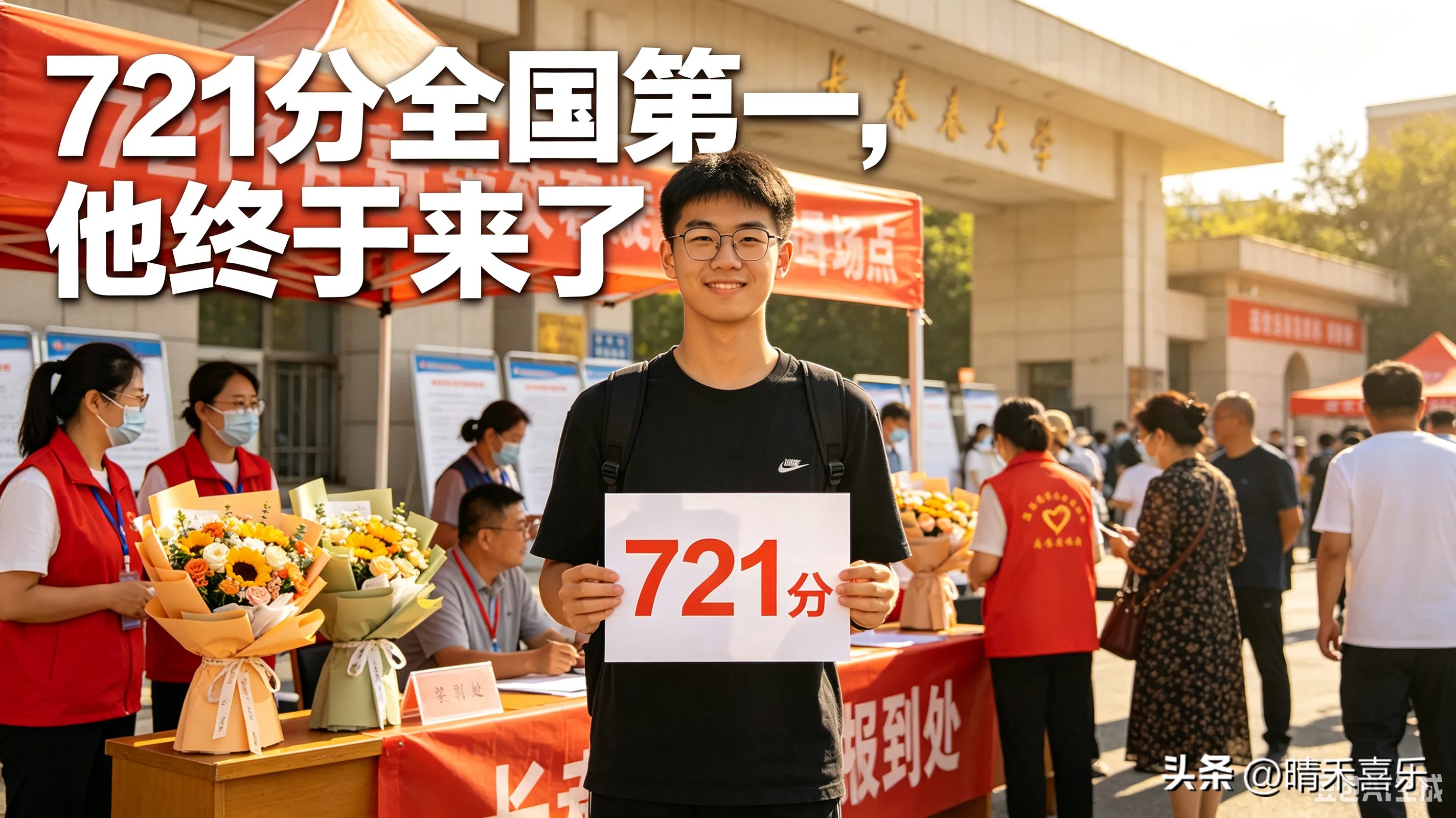 曾经历人生至暗的郭斌，721分考入长春大学，这才是真正的逆袭
 9月6日，曾牵动无数人心的&