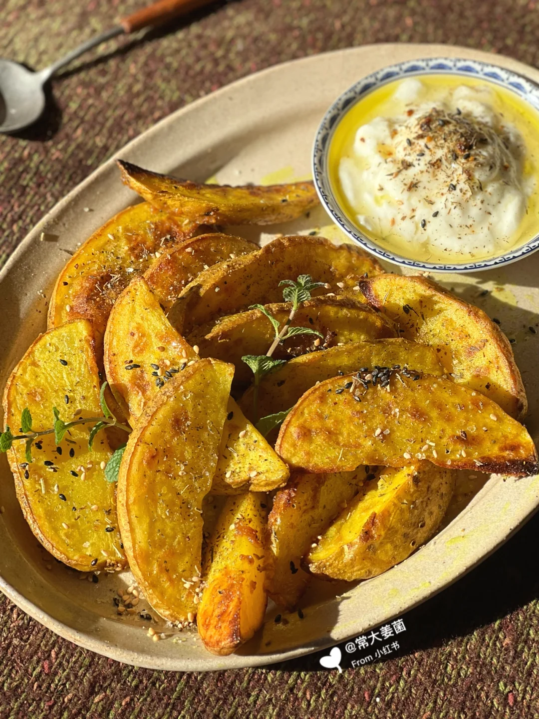 秒杀外售薯条‼️外酥里糯👏🏻低脂版烤薯角