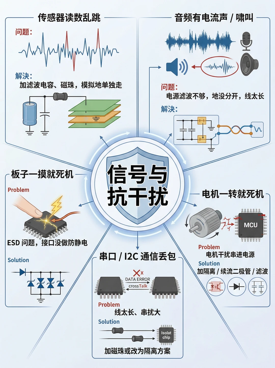 硬件翻车重灾区⚠️多图解析：信号与抗干扰