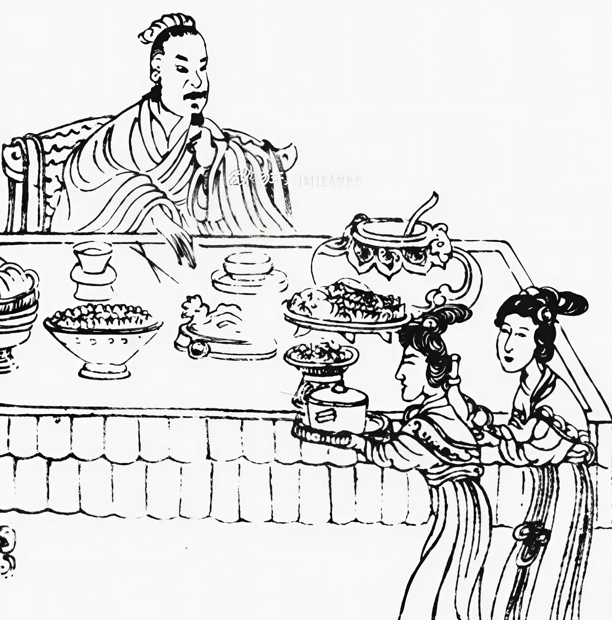 西晋建立后，西晋开国元勋何曾深受尊崇，长期位居三公之上，是当时朝廷中资历最深的元老之一。
他先后任职太尉、太保、太傅，兼任侍中，加领司徒，后进为太宰，并特许朝会时可剑履乘舆上殿。
有一回，他在参加完晋武帝司马炎的宴会后，回到家里跟他的几个儿子说：”主上开创国家大业，可我每次在宴会上见他，从未听他谈论
