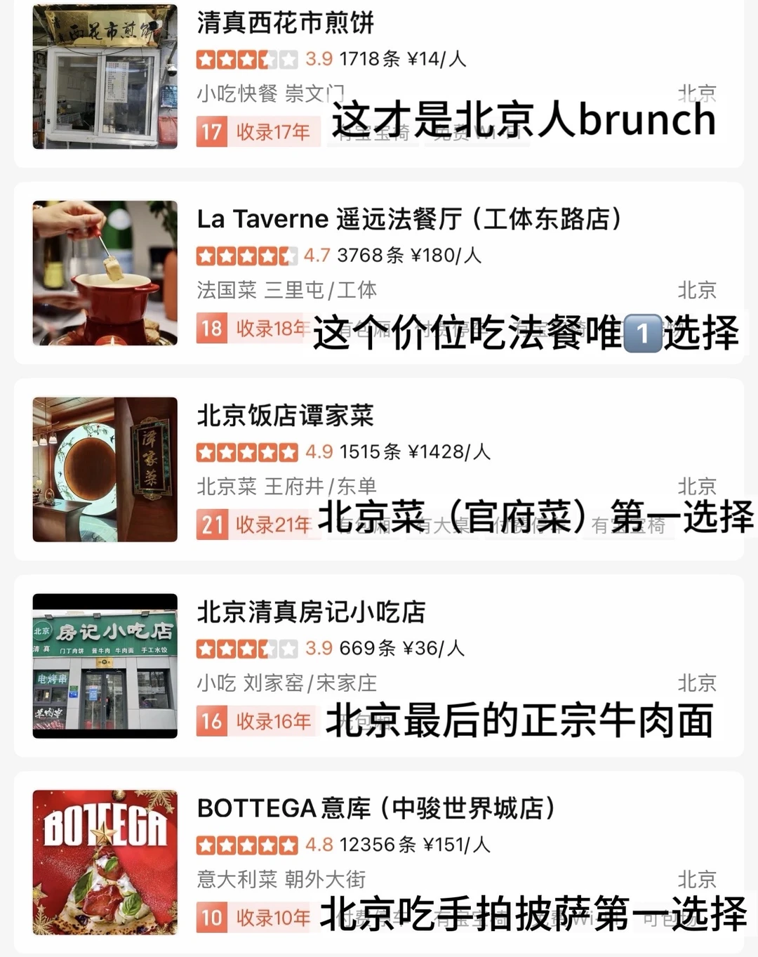 我心目中的北京必吃榜（18家）