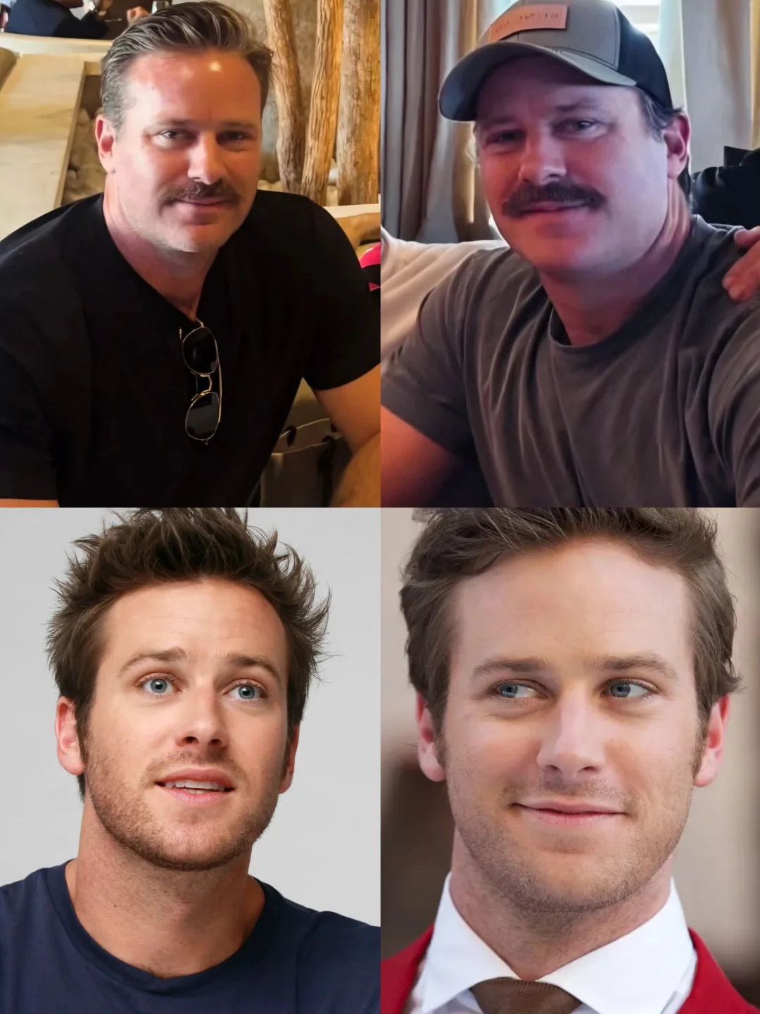 今昔是何年？好莱坞昔日男星艾米·汉莫大变样