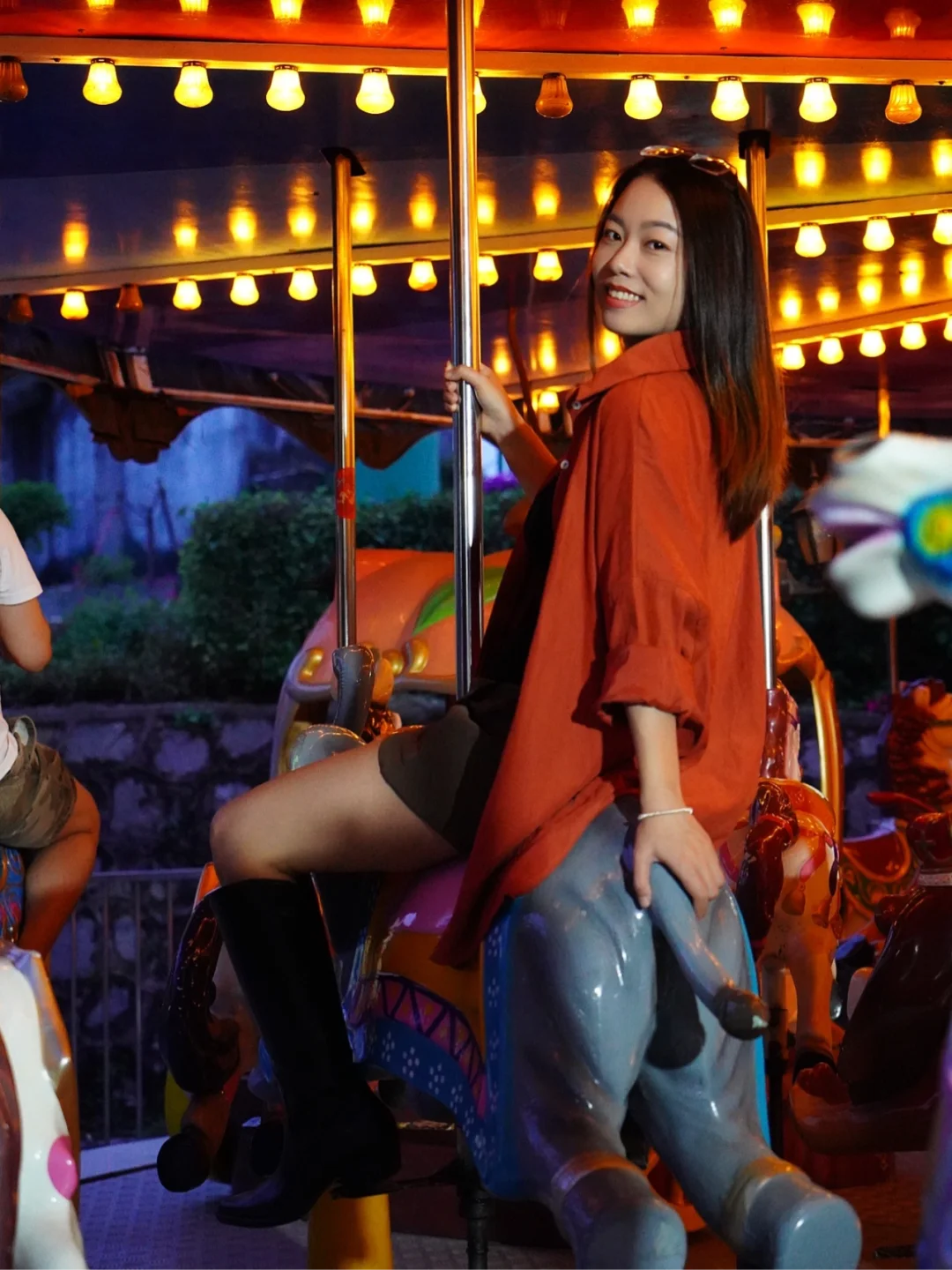 光与火的浪漫告别·南湖游乐园🎠非遗打铁花