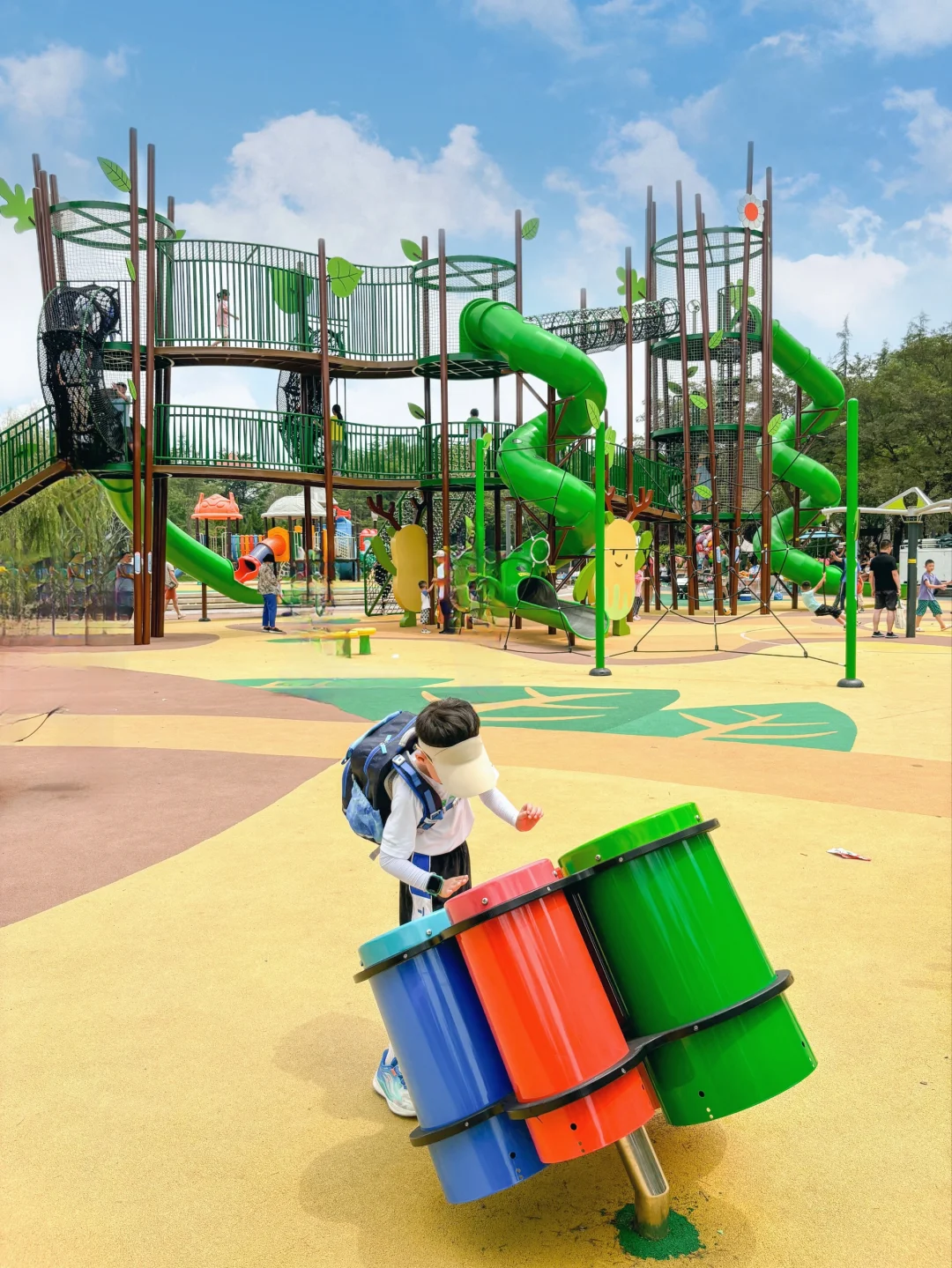 青岛新开的森林儿童乐园🔵免费玩➕好停车