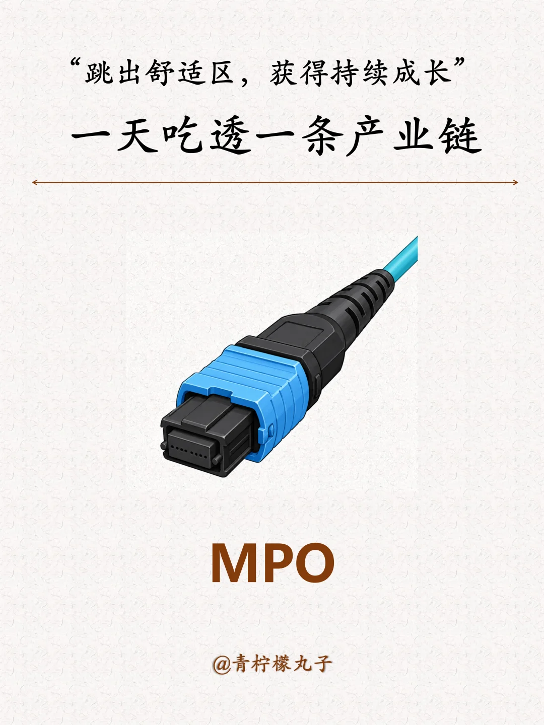 一天吃透一条产业链：MPO