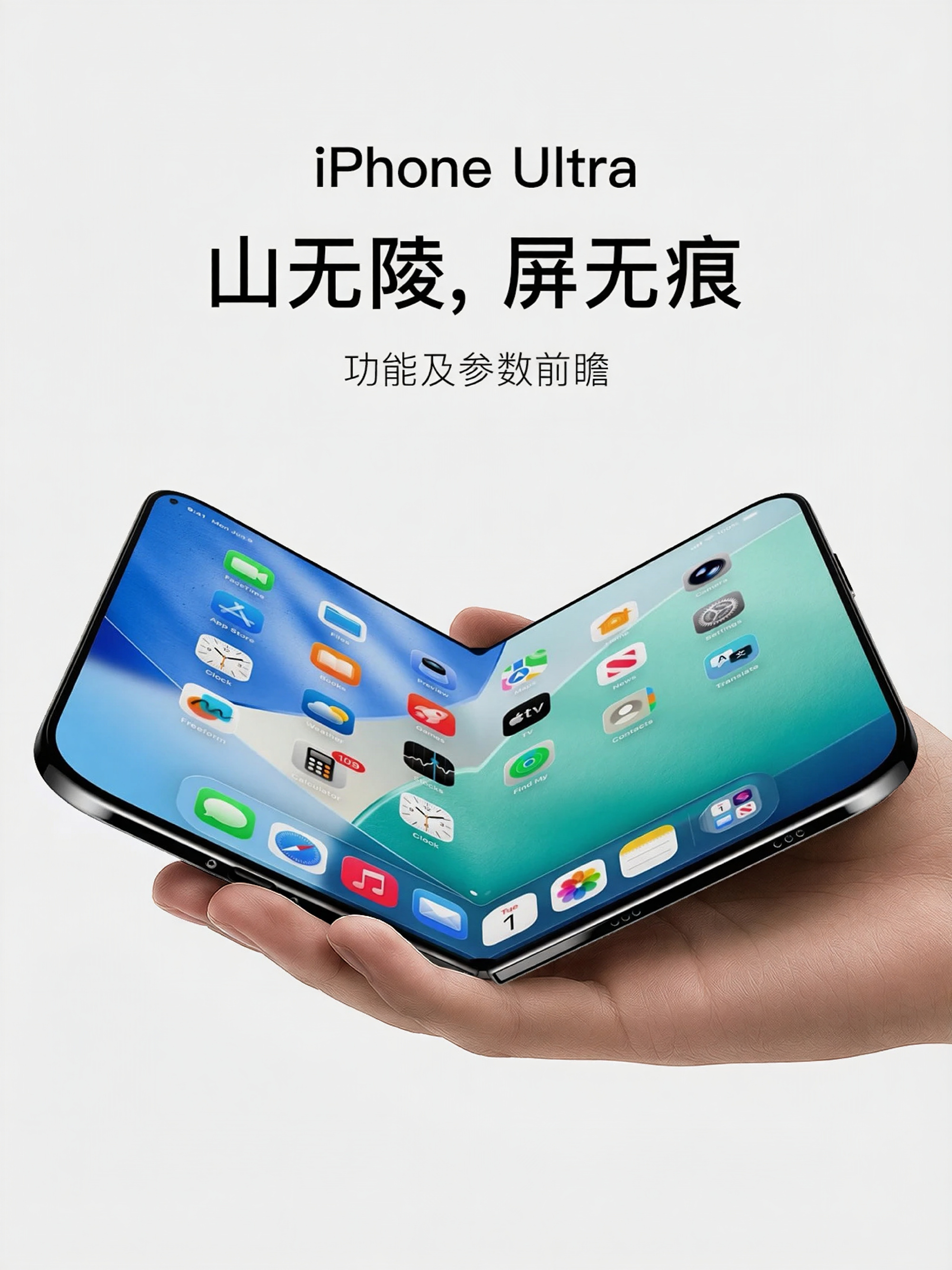 iPhone Ultra，苹果对折叠屏的重新定义  跳出行业固有思路...