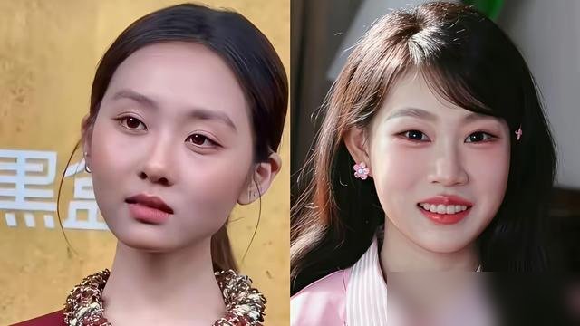 黄多多和沈佳润往那一站，你就知道“长姐”和“独生女”的命，全写在眼神里了。
黄多多走VOGUE红毯，酒红香奈儿裹着，肩是端着的，笑是收着的。20岁，每一步都像在替全家交答卷。问她紧不紧张，她说紧张，但爸妈没施压，只让享受。可那背挺得笔直，哪敢真松下来。背景图都要自己手绘，落款只敢写“HYC”，生怕