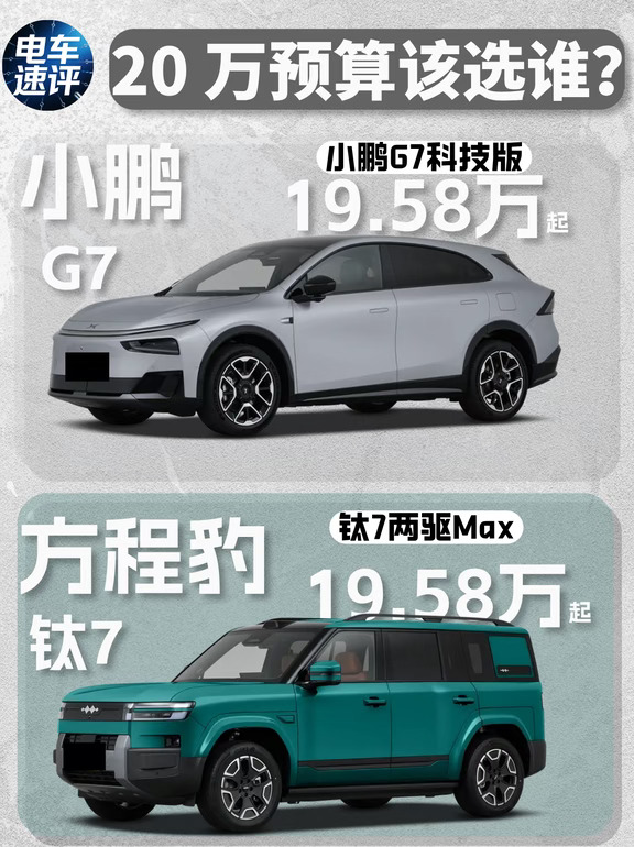 20万预算SUV二选一🤔