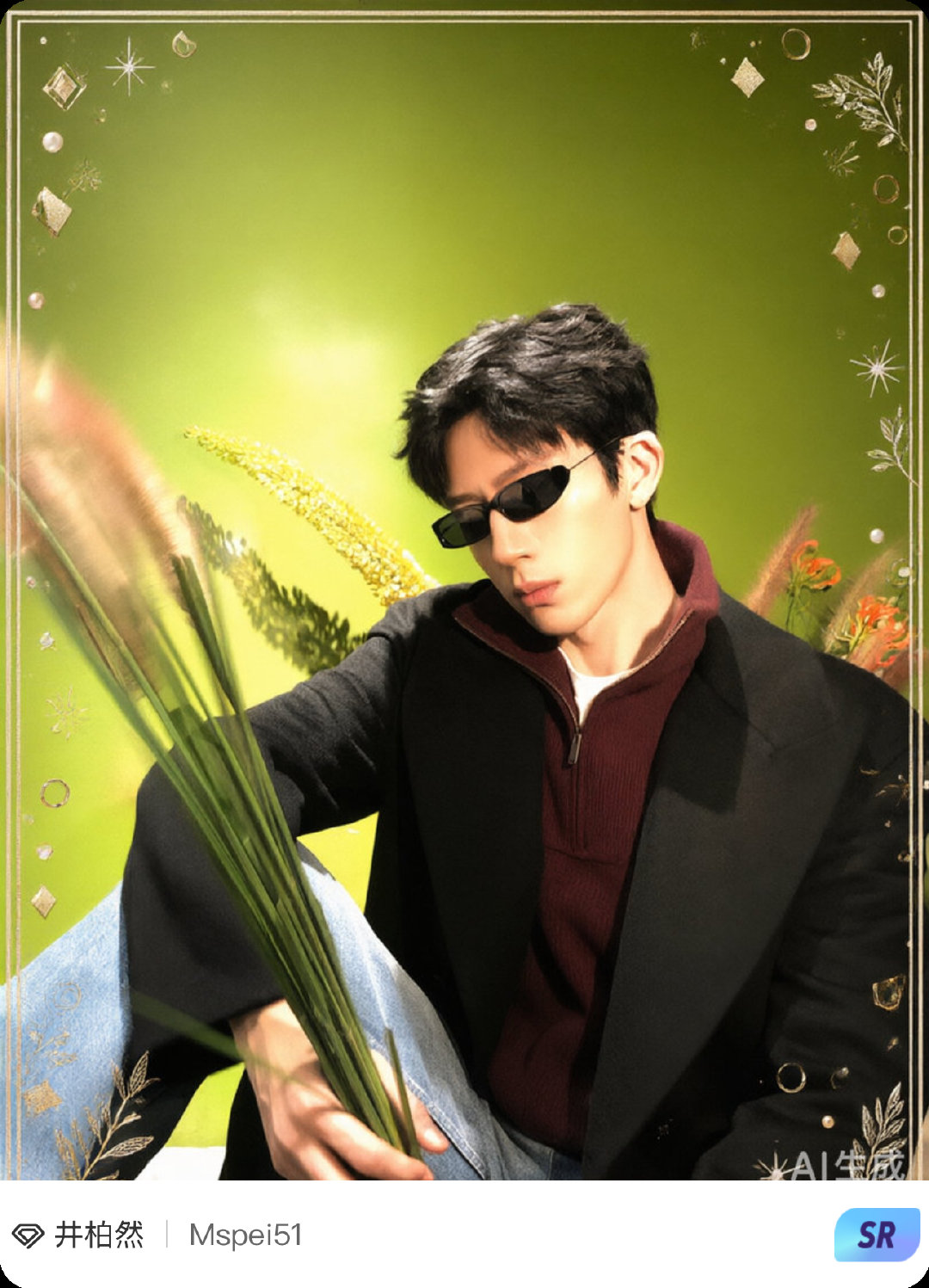 #井柏然[超话]##赛博咕卡一键新装# 咕卡界创意总监上线！
我在『井柏然』超话咕了1张卡，
输入我的DIY小想法，独一无二的边框装饰自动安排，撞卡？不存在的
速来围观！戳 ​