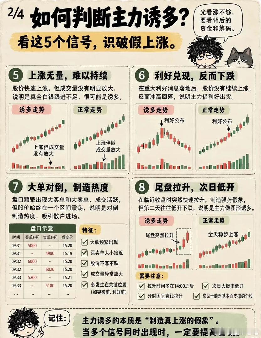 读懂诱多，避开80%的大坑

#美国8月PPI同比增长5.4%# ​