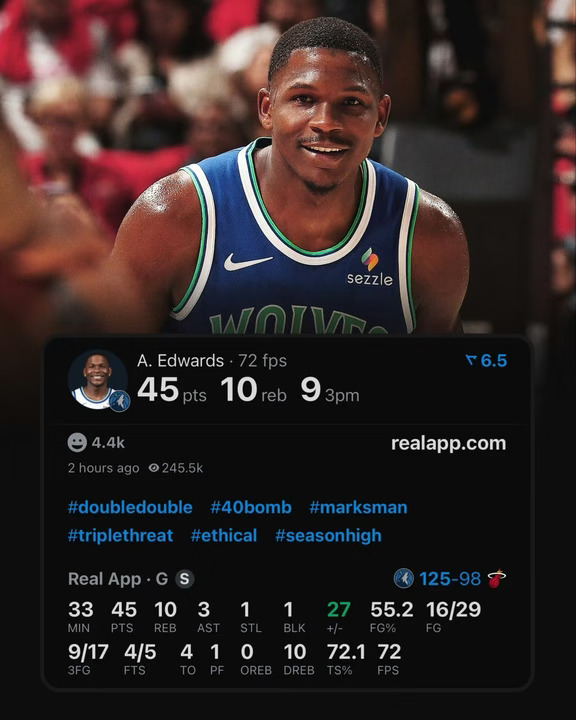 送字母哥一场大败！爱德华兹你也要争MVP？