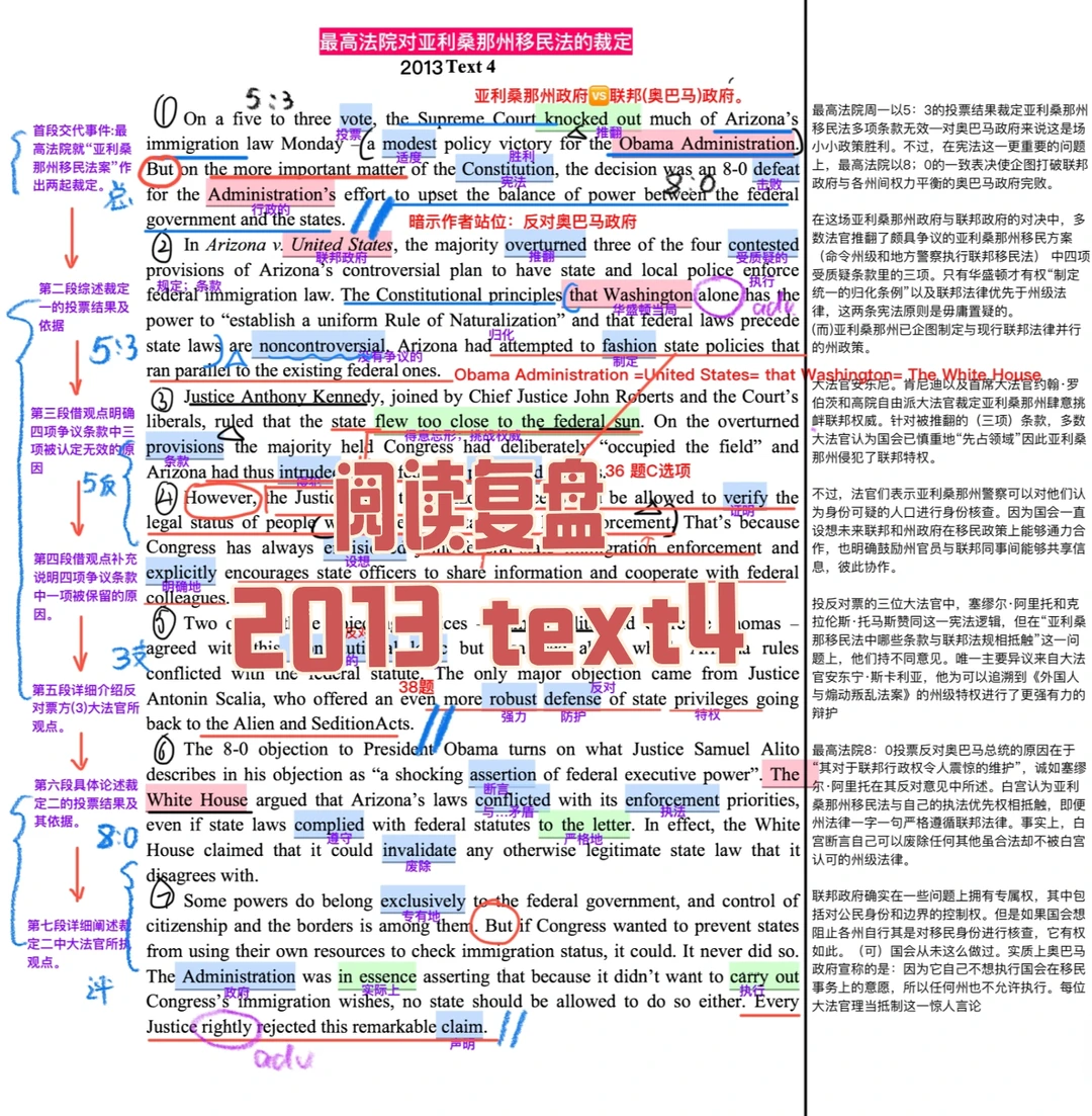 英一阅读复盘｜2013 text4