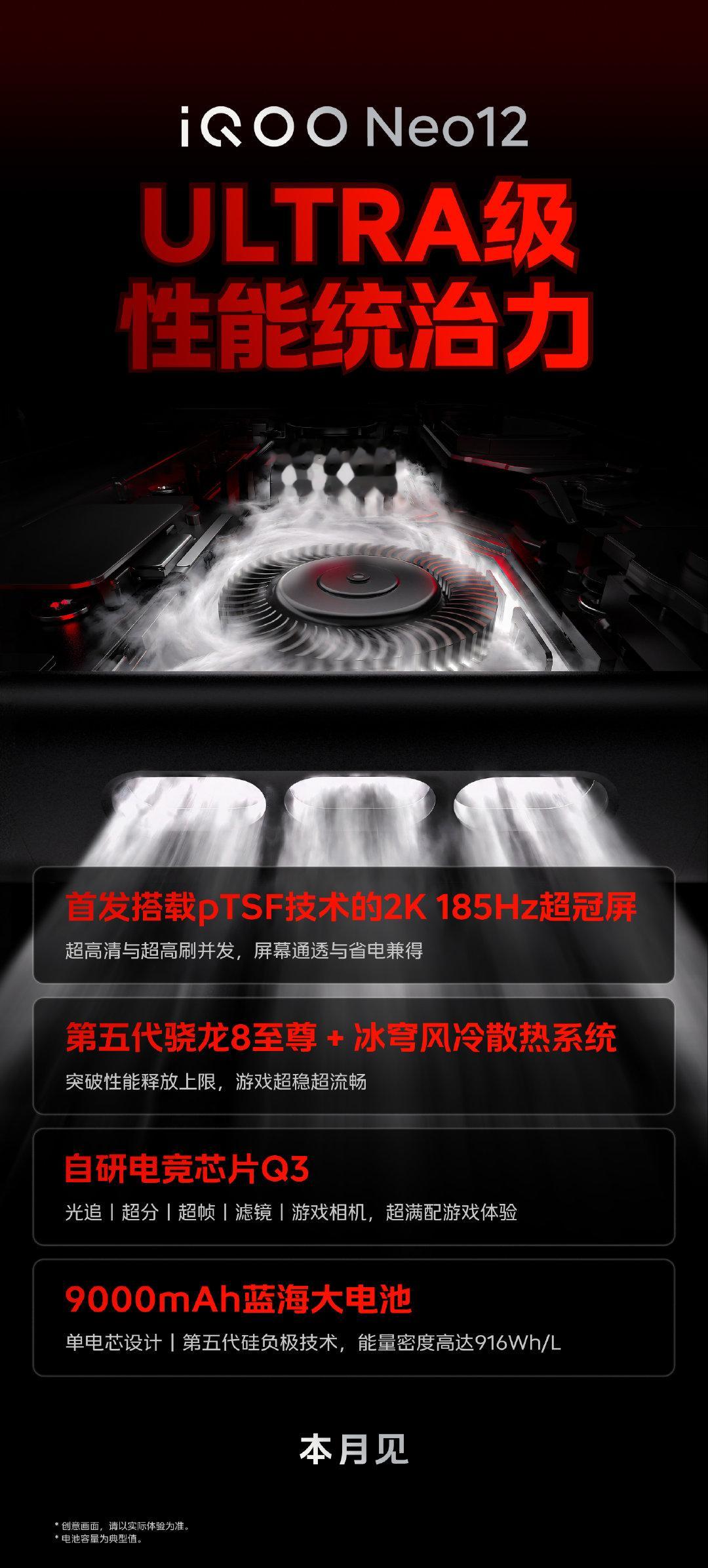 iQOO Neo12要来了，标配风扇[爱你] ​