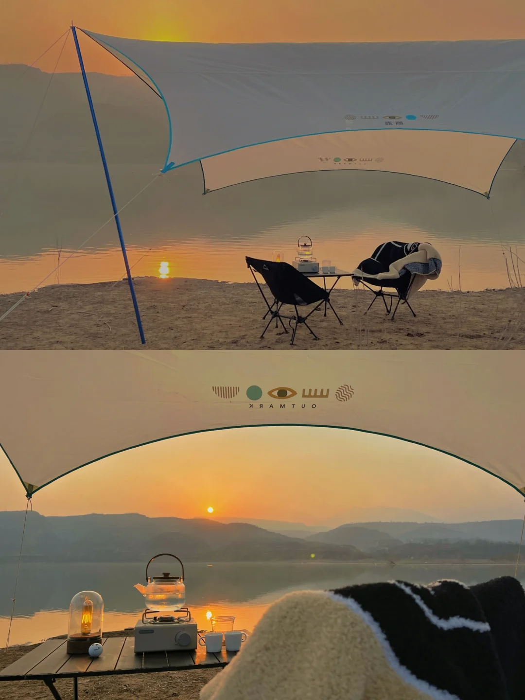 西安周边露营|水库边可看夕阳的人少野营地