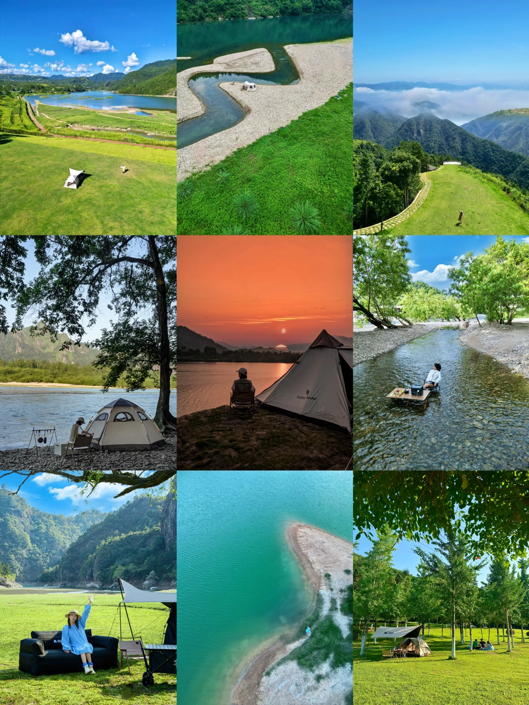 终于整理好了😭温州必去的9️⃣个露营🏕️胜地