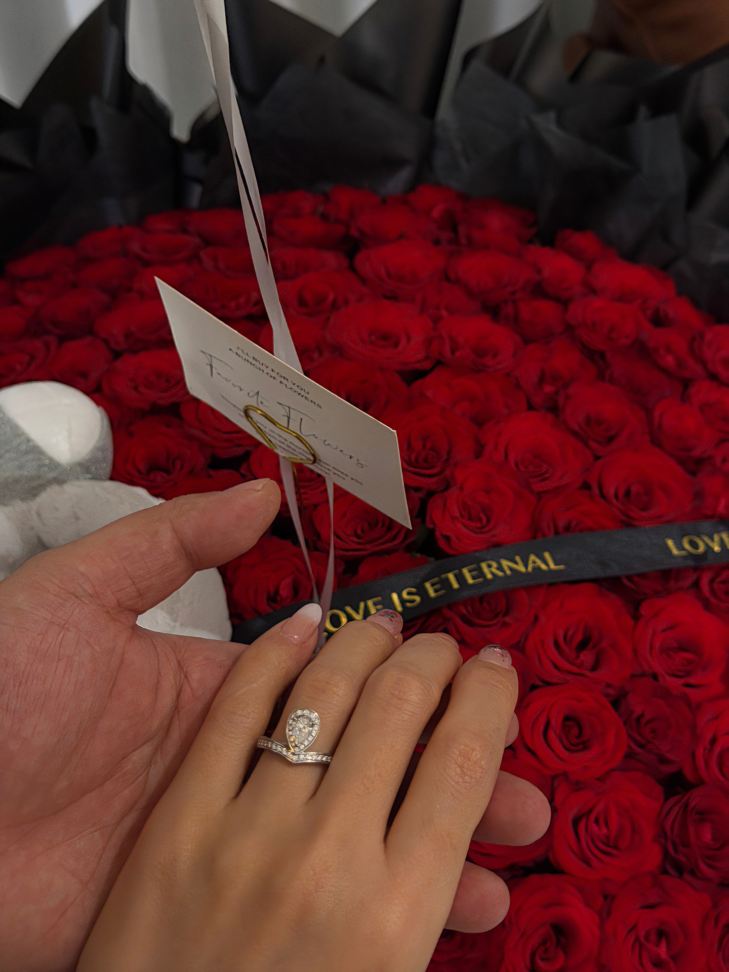 2026.8.22 💍

-
最初你说“命运的齿轮开始转动了”
后面我说“有点好奇剧本怎么写了”

-
你和我都一定没想到
命运辗转 最后落脚在彼此身旁
原本属于不同世界的人 慢慢成为了对方的世界
而人生最珍贵的其实就是不按预想发生的事

-
朋友恭喜我遇到正缘 也打趣说这算不算闪婚
我说“命运的推背感就是 ​