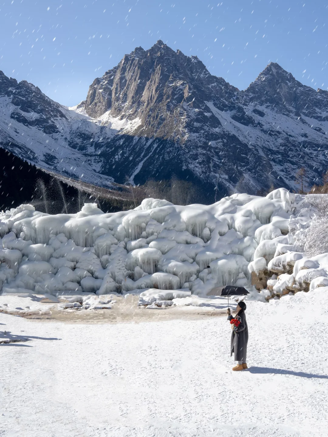 雪后的毕棚沟，已经美到next level了～