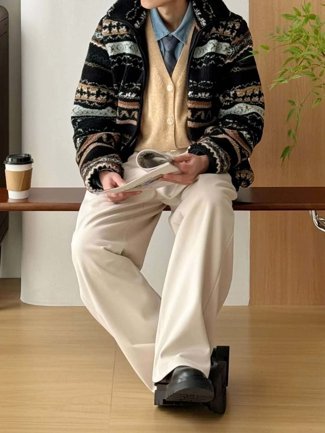 秋冬层次感叠穿｜松弛感复古知识分子风