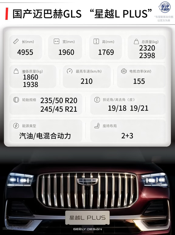 国产迈巴赫GLS的既视感，星越LPlus它来了～