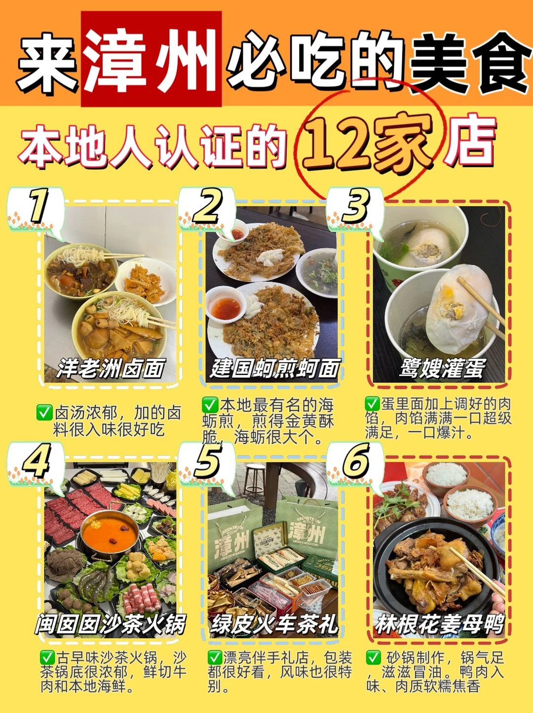 来漳州必吃的12家店✅本地人认证版