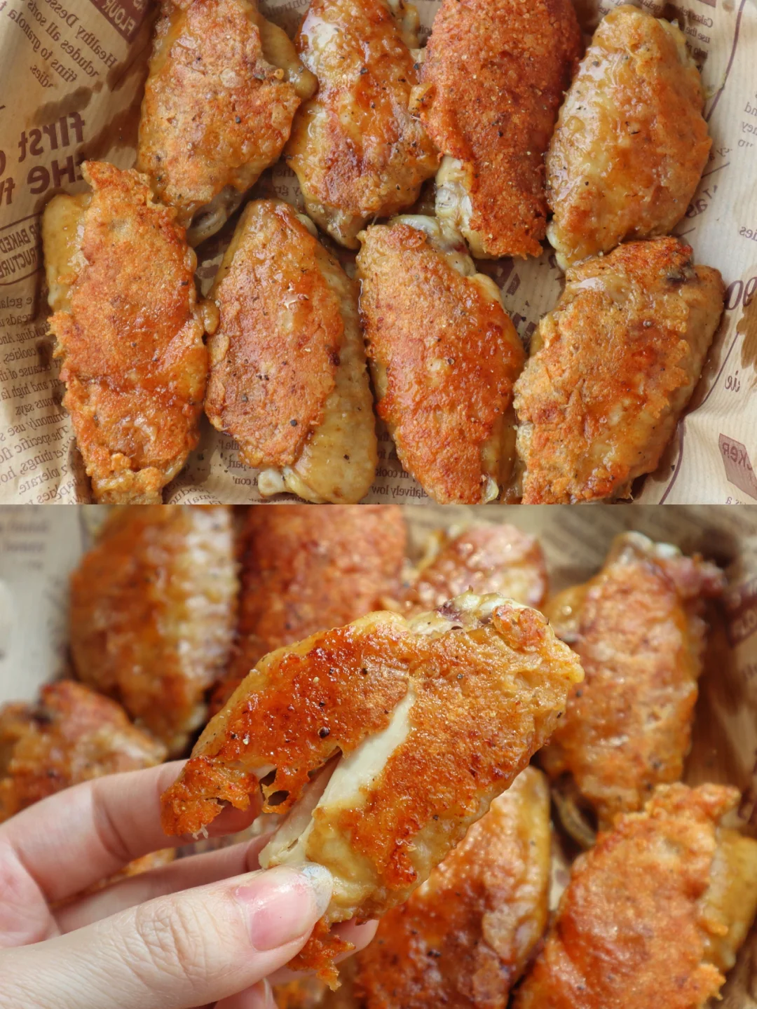 不得了‼️这个芝士脆皮鸡翅太好吃啦！超简单