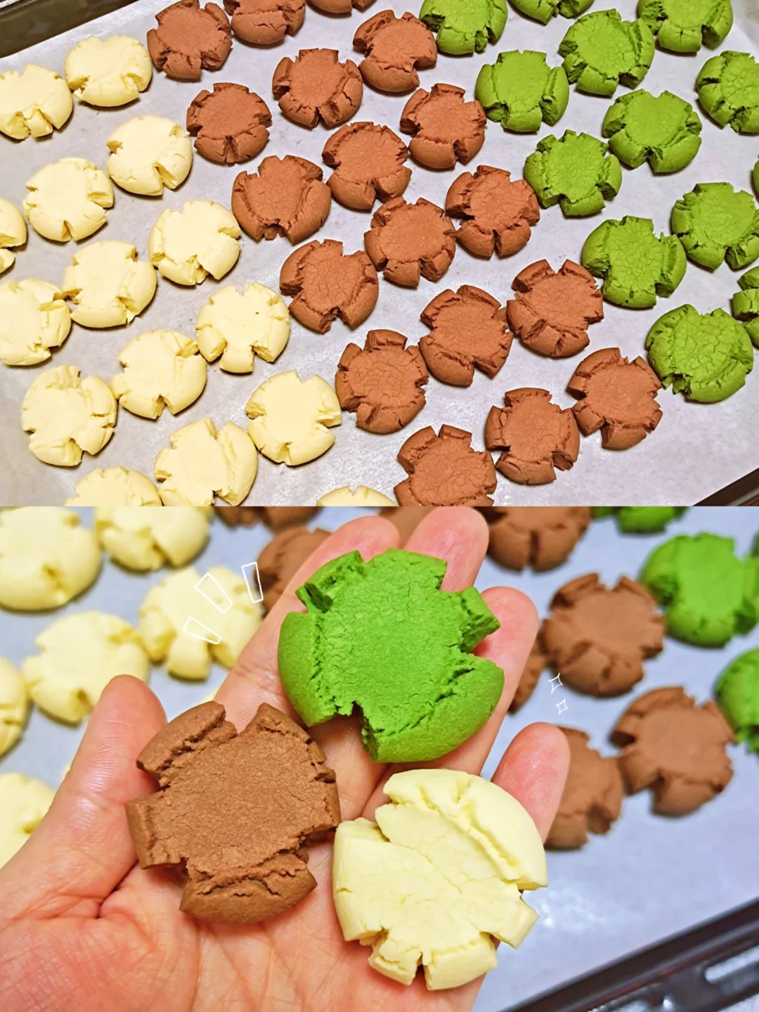 酥到掉渣‖一次get三种口味的玛格丽特饼干