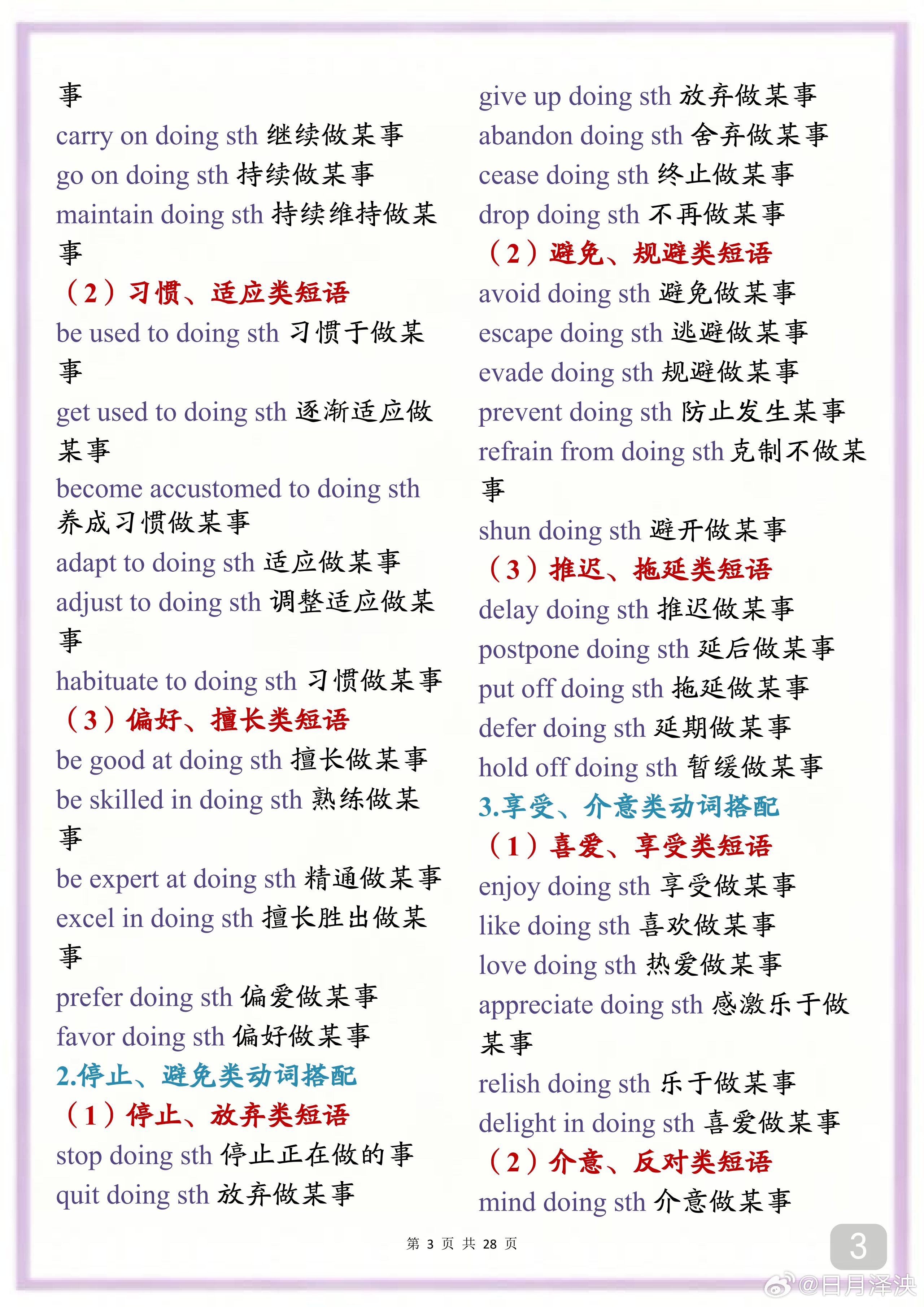 “英语完形填空再难，无非就考这28页” ​