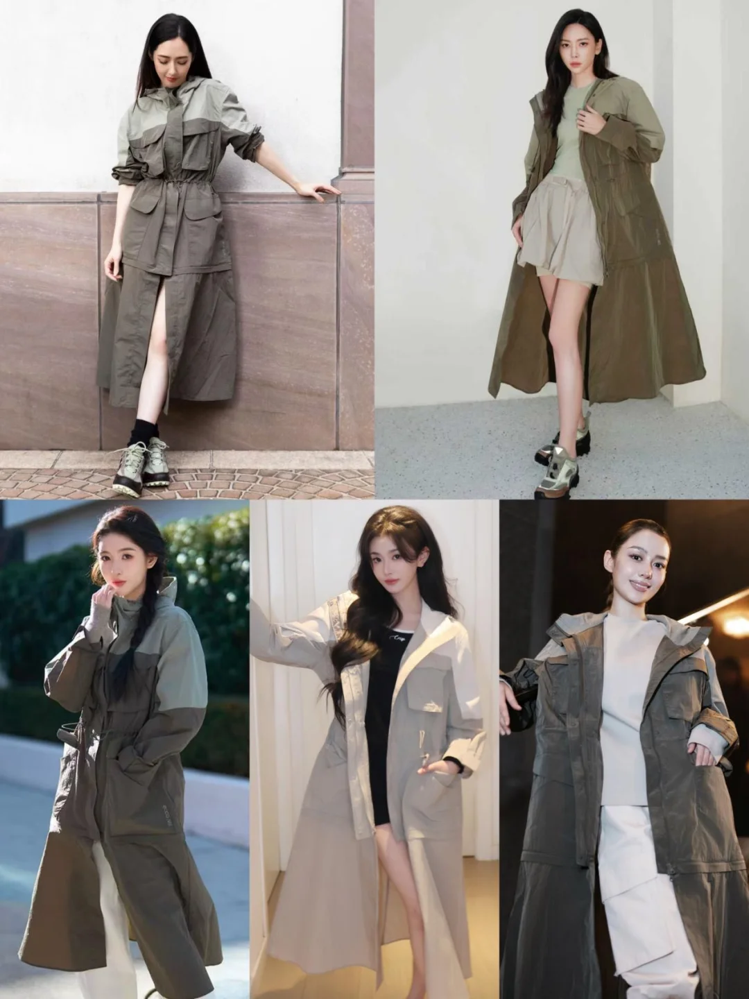 🔥风衣穿出“富养感”，抄女明星私服穿搭！