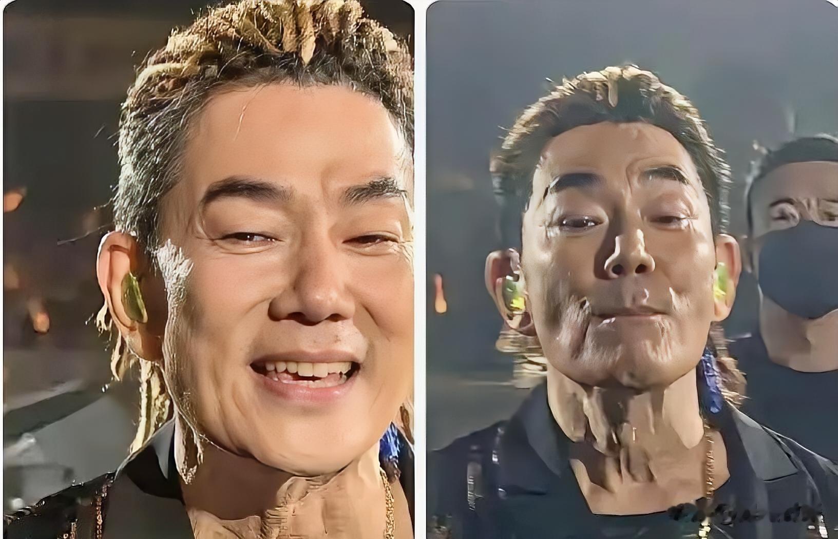 岁月不饶人！任贤齐舞台生图曝光，面部状态变化太大
 
 
演唱会现场的近距离镜头，把任贤齐的真实状态拍了下来，不少网友看完直呼不敢认，调侃：这哪里是任贤齐，看着像任我行！
 
镜头之下，皮肤松弛、皱纹明显，和大家记忆里意气风发的“小齐”反差巨大。很多人疑惑，明明年纪不算特别大，怎么状态变化这么明显。