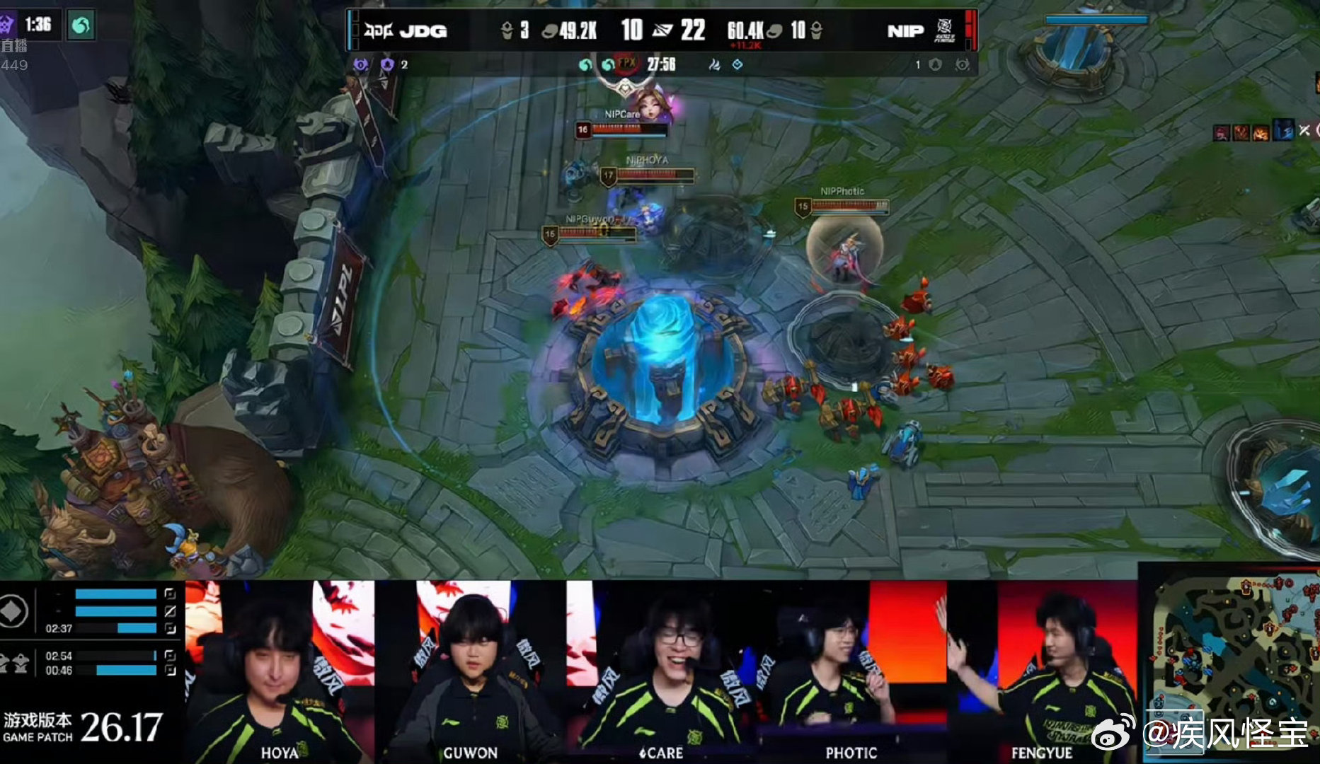 NIP 3-0 JDG 好像一点压力没有，涅槃横扫登峰夺冠？

#NIP战胜JDG##2026LPL季后赛# ​