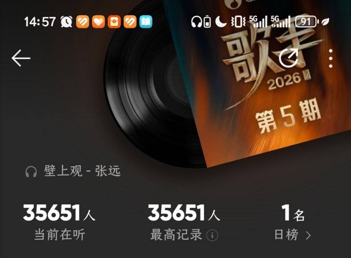 [超话] [期待]张远2026歌手第一个舞台