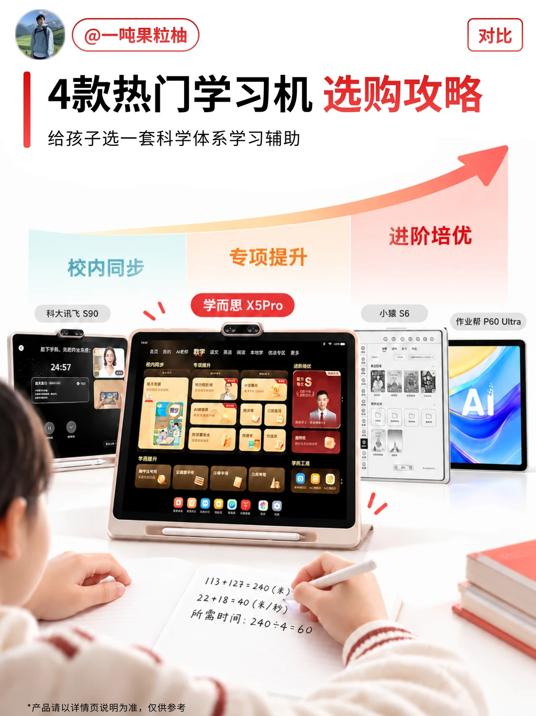 AI功能必看，四款热门学习机实测对比