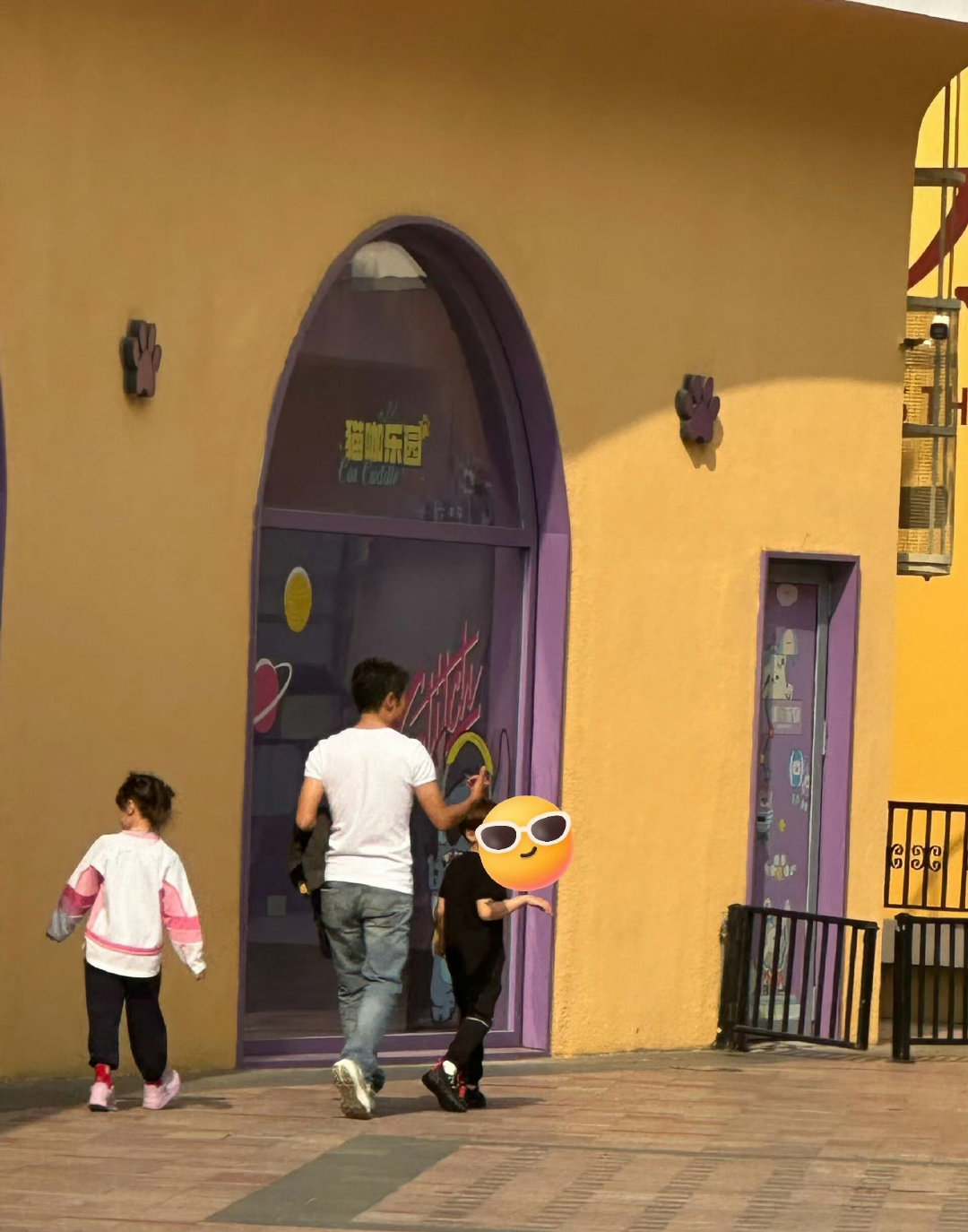 很少公开露面的撒贝宁家龙凤胎，如今个头都长高不少，父子同框画面十分温馨。#撒贝宁龙凤胎长这么大了# ​